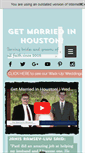 Mobile Screenshot of getmarriedinhouston.com